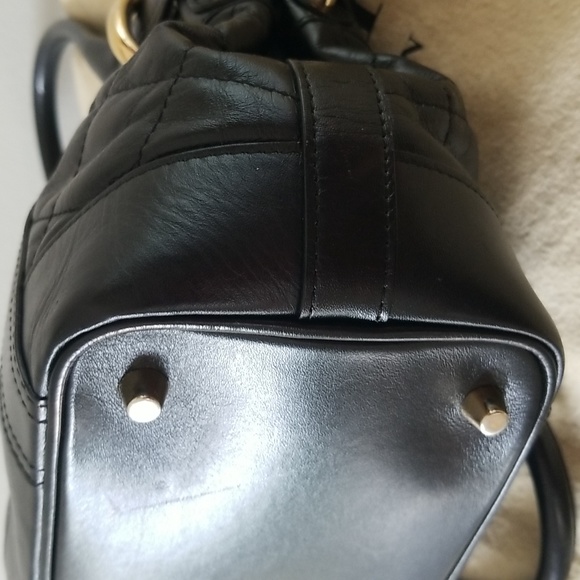 like new Burberry Medium Prorsum Black Calfskin Quilted Baby Beaton Bag - Picture 14 of 15